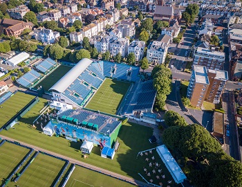 Birds Eye View of Tennis Grounds at Devonshire Park